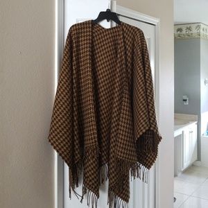 Poncho.  One size fits all